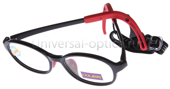 Оправа детская пластиковая Colibri new 8372 c. 9 (гибкий заушн.) с резиночкой  от Торгового дома Универсал || universal-optica.ru