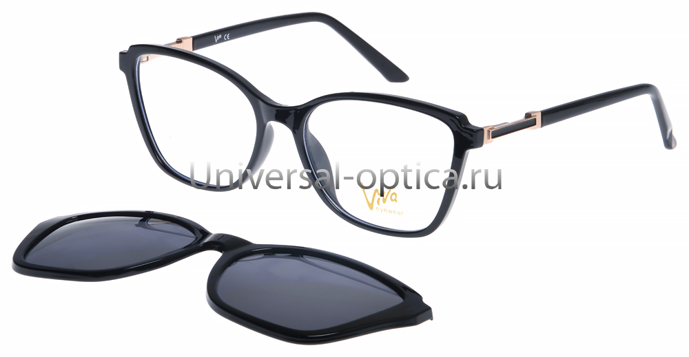 Оправа полимерная Viva TD3052 c. 1 + клипса от Торгового дома Универсал || universal-optica.ru