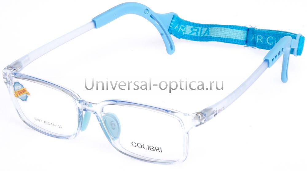 Оправа детская пластиковая Colibri new 8537 c. 3 (гибкий заушн.) с резиночкой  от Торгового дома Универсал || universal-optica.ru