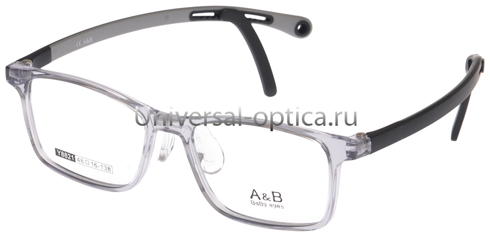 Оправа детская пластиковая A&B Y8821 c. 1 со стопперами от Торгового дома Универсал || universal-optica.ru