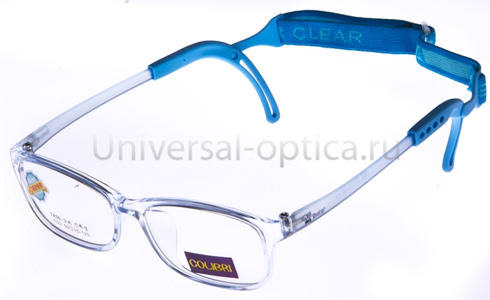 Оправа детская пластиковая Colibri new 1022 c. 3 (гибкий заушн.) с резиночкой  от Торгового дома Универсал || universal-optica.ru