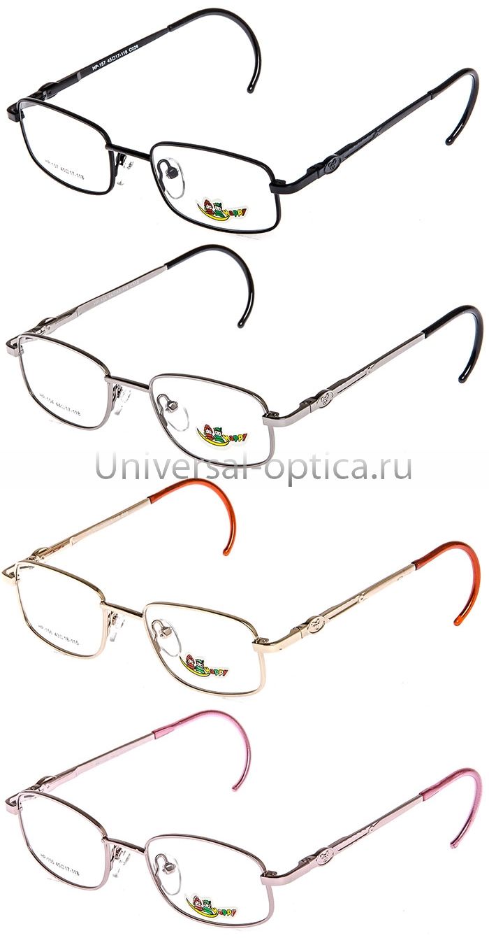 Оправа детская металлическая Happy (гибкий заушн.) от Торгового дома Универсал || universal-optica.ru