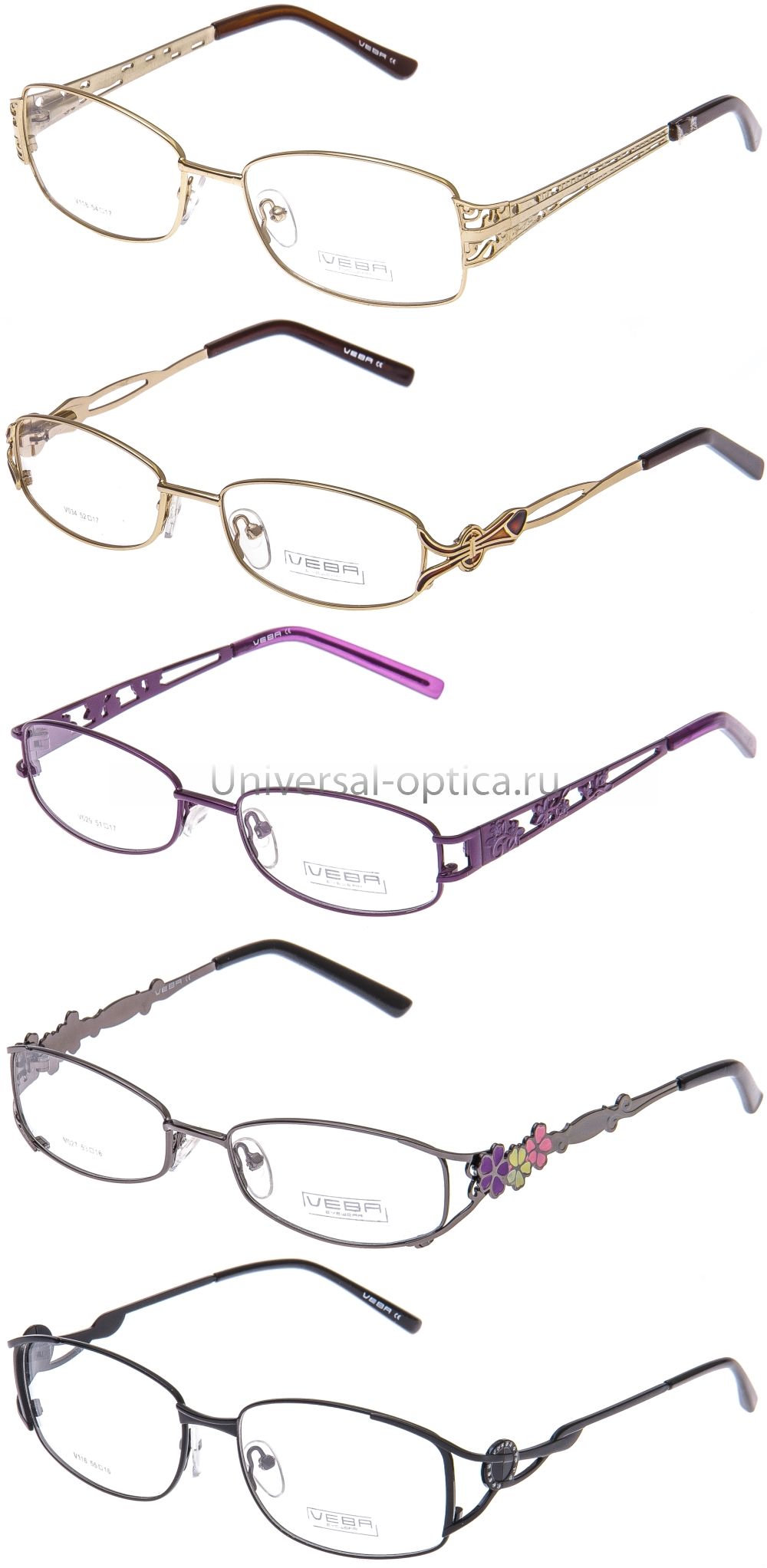 Оправа металлическая Veba-2 V107 c. 1 от Торгового дома Универсал || universal-optica.ru