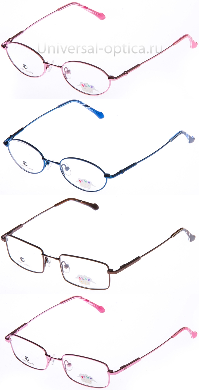 Оправа детская металлическая Milk металл с эффектом памяти от Торгового дома Универсал || universal-optica.ru