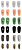 Носовые упоры цветные (10 пар) от Торгового дома Универсал || universal-optica.ru