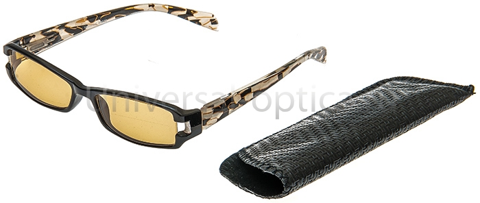 2003-4 очки для работы на комп. Universal (меланин) в футляре 0.00 от Торгового дома Универсал || universal-optica.ru