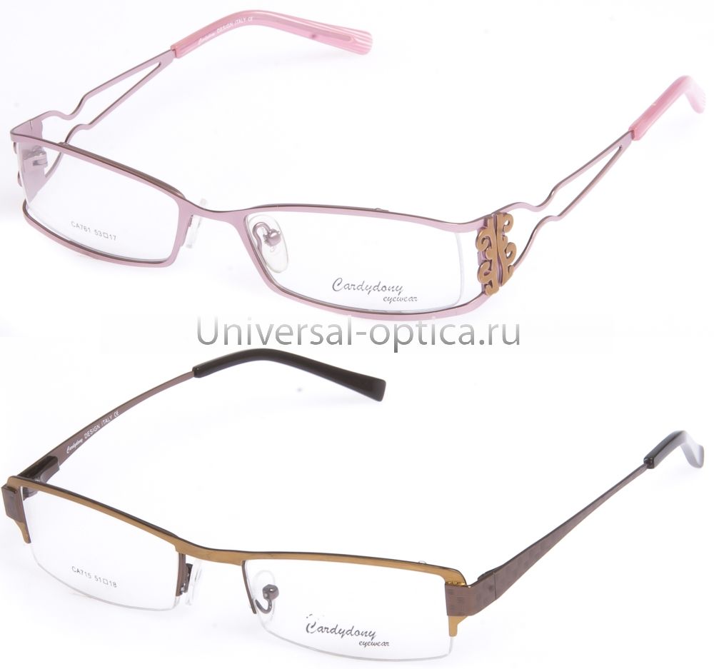Оправа металлическая Cardydony жен/полуобод от Торгового дома Универсал || universal-optica.ru