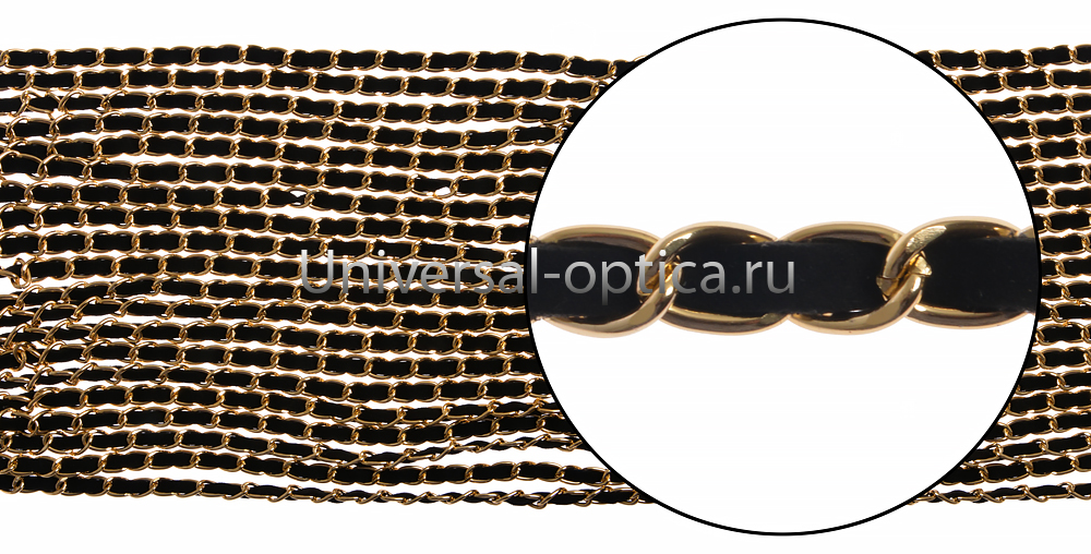 Цепочка металлическая в ассортименте (упаковка 10 шт) с крупным звеном-5 от Торгового дома Универсал || universal-optica.ru