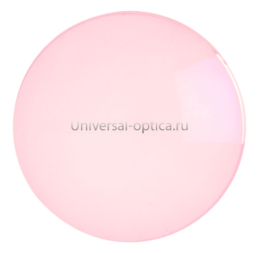 Линза полимерная 1.56 HMC Multi-Color UNIVERSAL (розовая) 15% от Торгового дома Универсал || universal-optica.ru