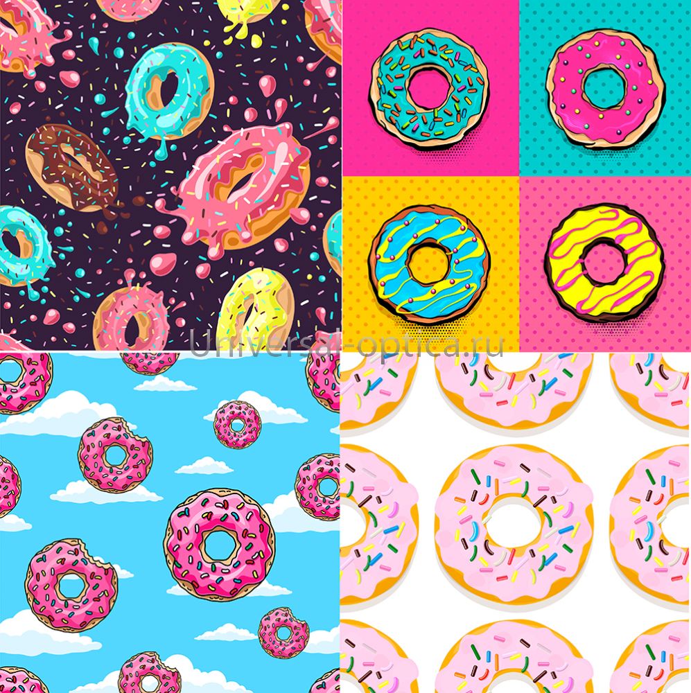 Салфетка из MF "УНИВЕРСАЛ" в индивидуальной упаковке (4шт.) Пончики (18*18см) Китай картинка от Торгового дома Универсал || universal-optica.ru Салфетка из MF "УНИВЕРСАЛ" в индивидуальной упаковке (4шт.) Пончики (18*18см) Китай от Торгового дома Универсал || universal-optica.ru