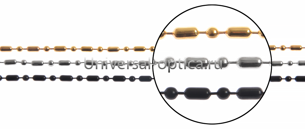 Цепочка для очков "Универсал" (комплект 6 шт.) A-39 от Торгового дома Универсал || universal-optica.ru