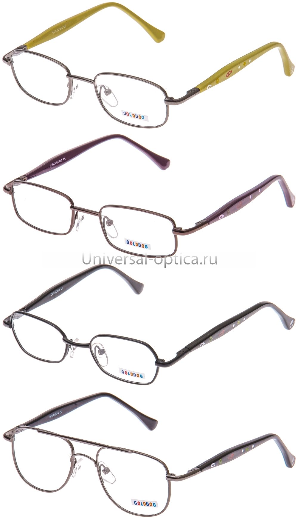 Оправа детская металлическая Gold dog-2 от Торгового дома Универсал || universal-optica.ru