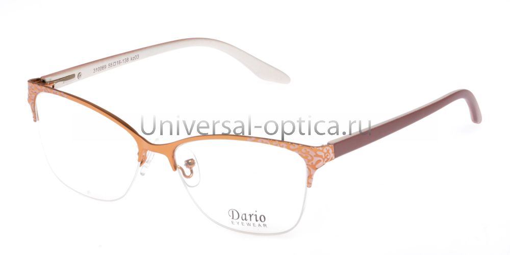 Оправа металлическая Dario 310069 col. KZ03 от Торгового дома Универсал || universal-optica.ru