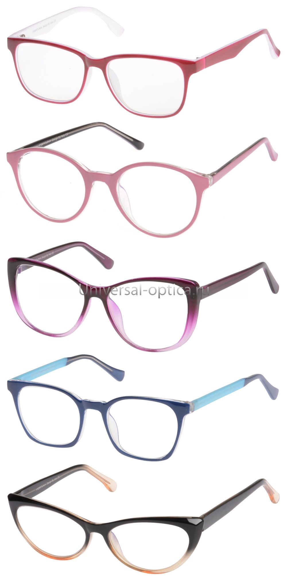 Очки для работы на комп. Fortuna полимерная 0.00* жен. от Торгового дома Универсал || universal-optica.ru