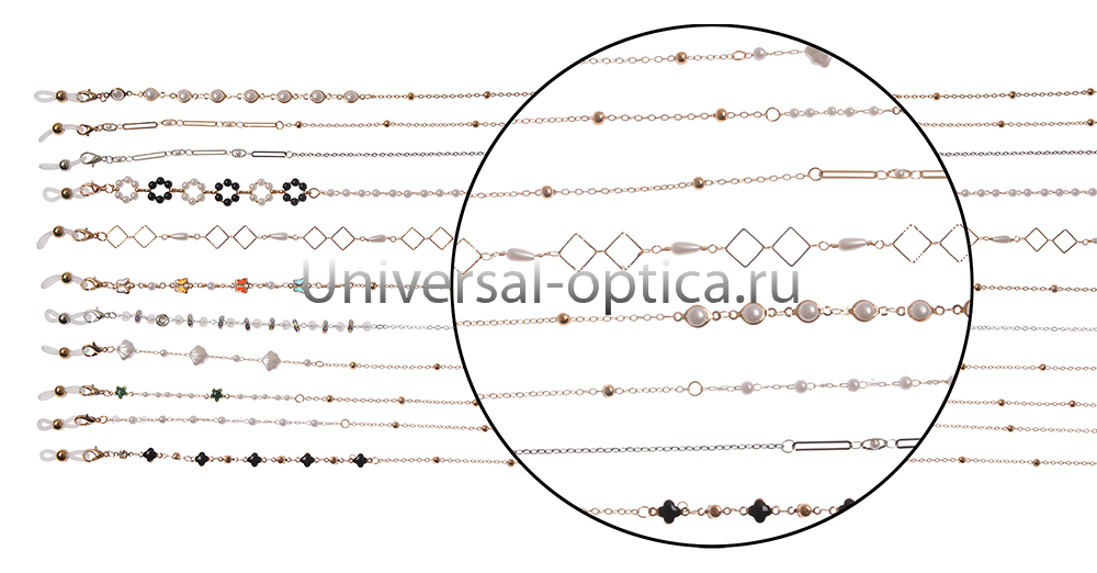 Цепочка металлическая в ассортименте (упаковка 10 шт) ассорти-4 от Торгового дома Универсал || universal-optica.ru