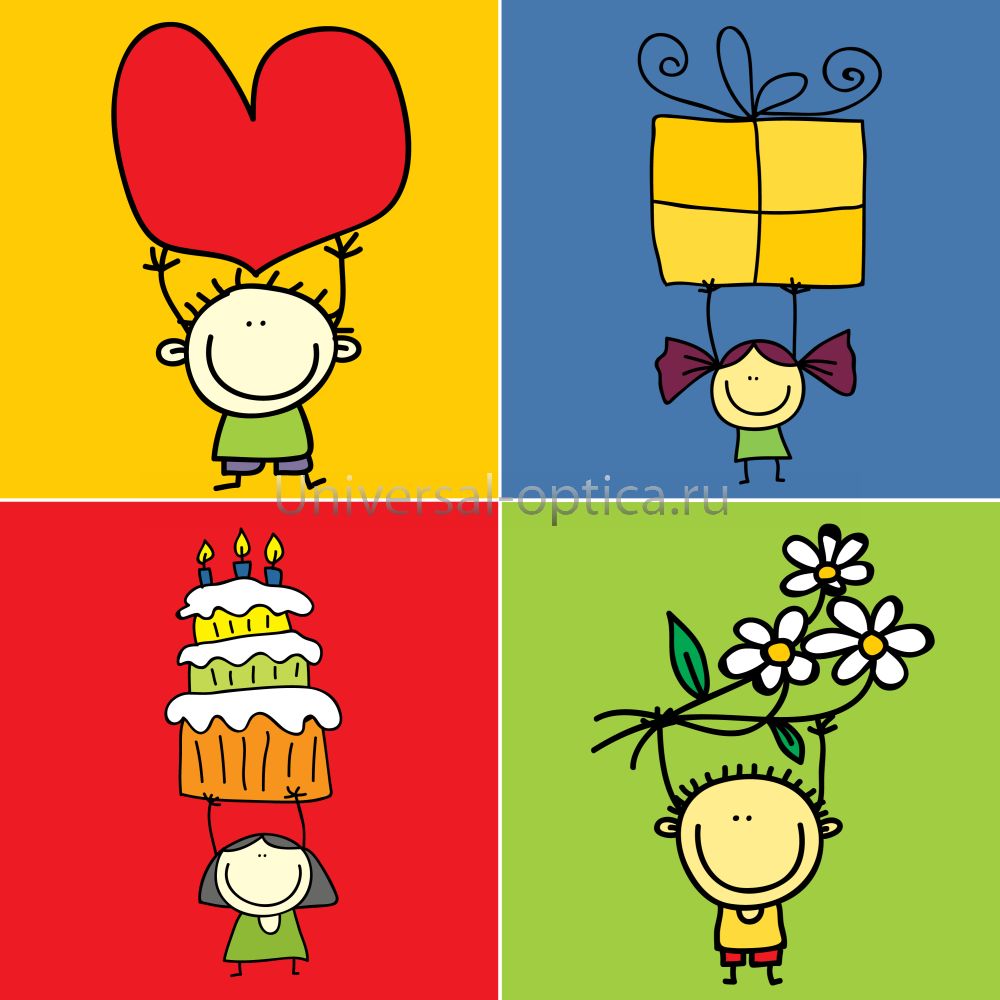 Салфетка из MF "УНИВЕРСАЛ" в индивидуальной упаковке (4шт.) Открытка (15*18см) Китай от Торгового дома Универсал || universal-optica.ru