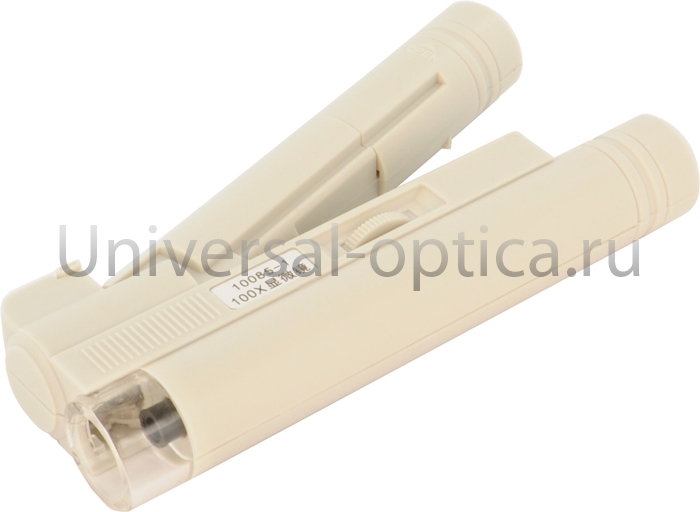 Лупа полимерная 30/3 (х100) микроскоп с подсв. в чехле (mg10085-3) от Торгового дома Универсал || universal-optica.ru