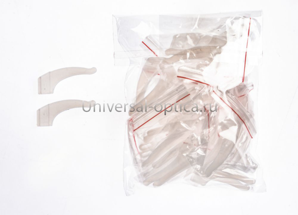 Стоппер полим. для очков (20 пар) прозрачный 001 от Торгового дома Универсал || universal-optica.ru