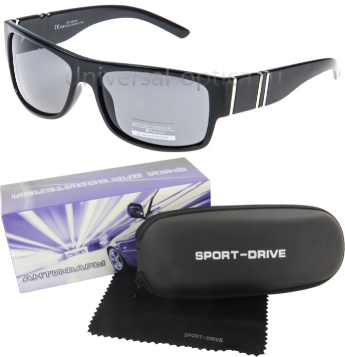 2708-s-PL очки для водителей Sport-drive (+футл.) col. 5/6, линза сер. от Торгового дома Универсал || universal-optica.ru