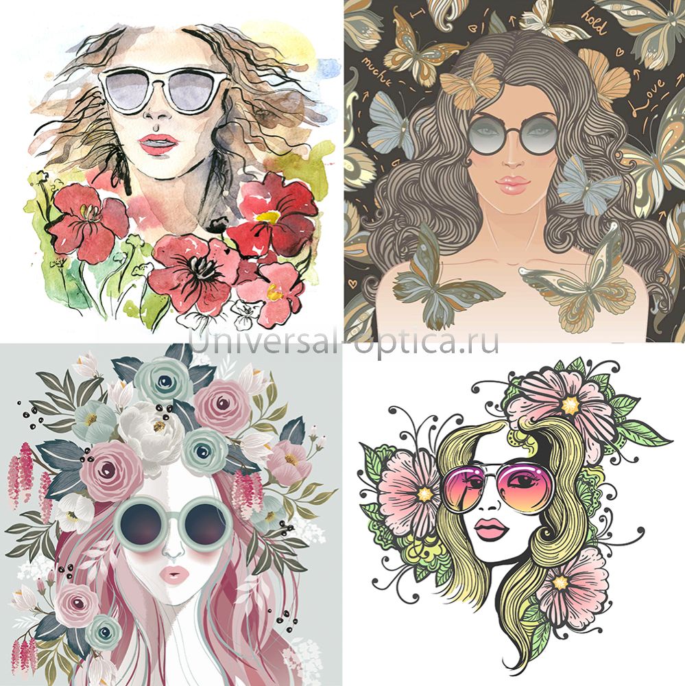 Салфетка из MF "УНИВЕРСАЛ" в индивидуальной упаковке (4шт.) Девушки в цветах (18*18см) Китай картинка от Торгового дома Универсал || universal-optica.ru Салфетка из MF "УНИВЕРСАЛ" в индивидуальной упаковке (4шт.) Девушки в цветах (18*18см) Китай от Торгового дома Универсал || universal-optica.ru