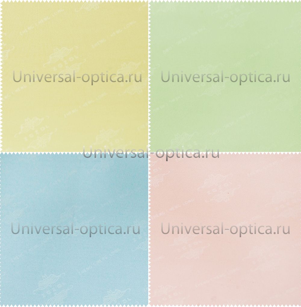 Салфетка шелковая однотонная (100шт) 14х17 от Торгового дома Универсал || universal-optica.ru