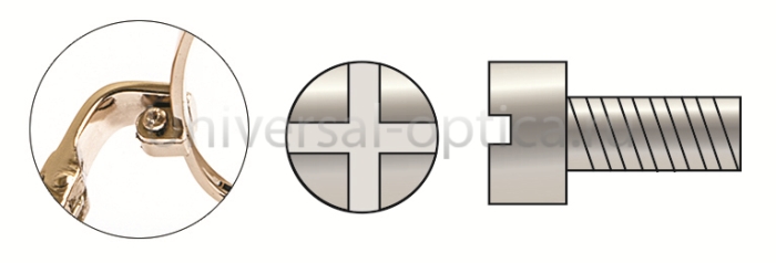 Винты для металлических оправ 1,4 (50+/-10 шт.) от Торгового дома Универсал || universal-optica.ru