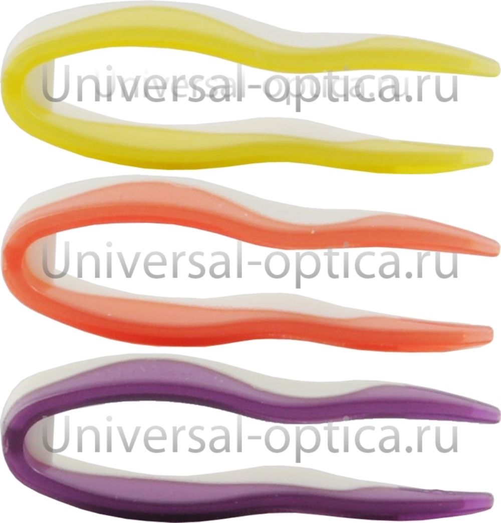 Пинцет 60 мм в ф-ре (упаковка 10 шт) цветной (силик. обводка) PC-866-1 от Торгового дома Универсал || universal-optica.ru
