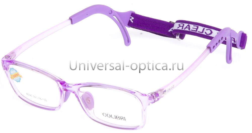 Оправа детская пластиковая Colibri new 8536 col. 8 (гибкий заушн.) с резиночкой  от Торгового дома Универсал || universal-optica.ru