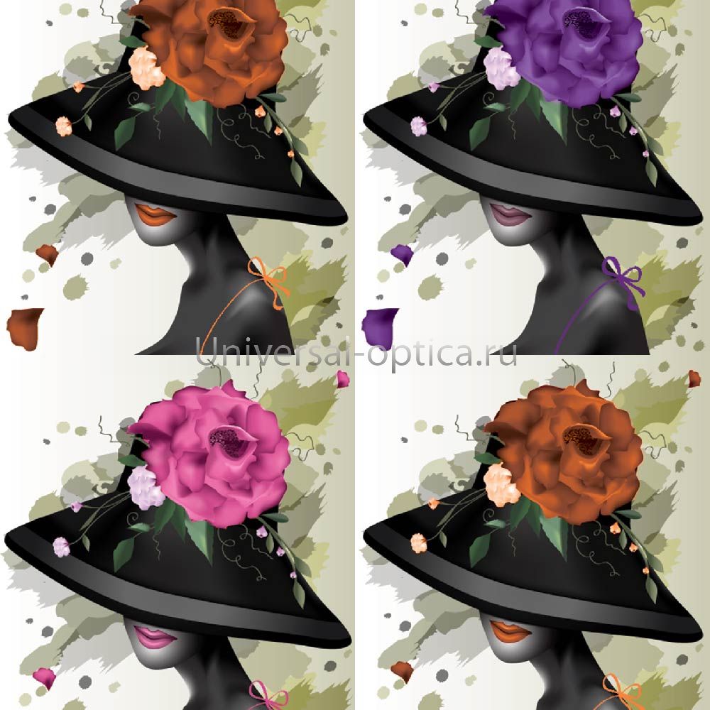 Салфетка из MF "УНИВЕРСАЛ" в индивидуальной упаковке (4шт.) Незнакомка (15*18см) Китай от Торгового дома Универсал || universal-optica.ru