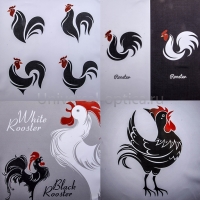 Салфетка из MF (Год петуха-2) "Ун-л" (18*18см) (4шт.) картинка от Торгового дома Универсал || universal-optica.ru Салфетка из MF (Год петуха-2) "Ун-л" (18*18см) (4шт.) от Торгового дома Универсал || universal-optica.ru