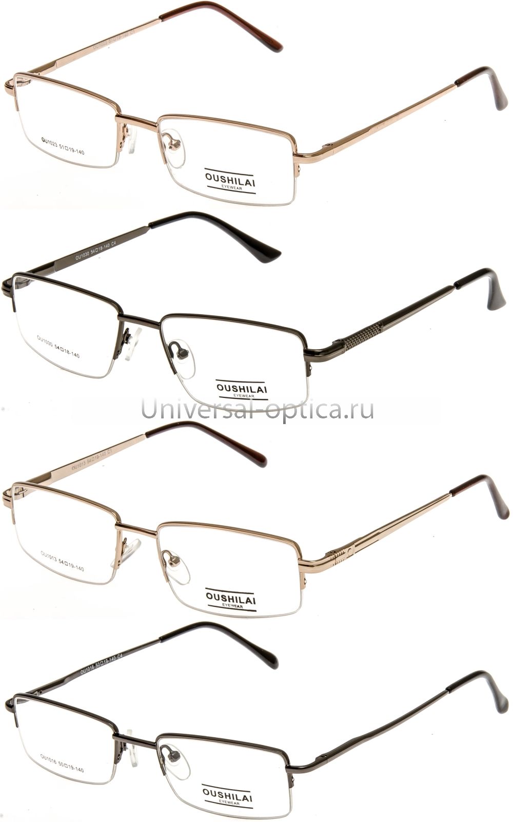 Оправа металлическая Oushilai муж/полуобод от Торгового дома Универсал || universal-optica.ru