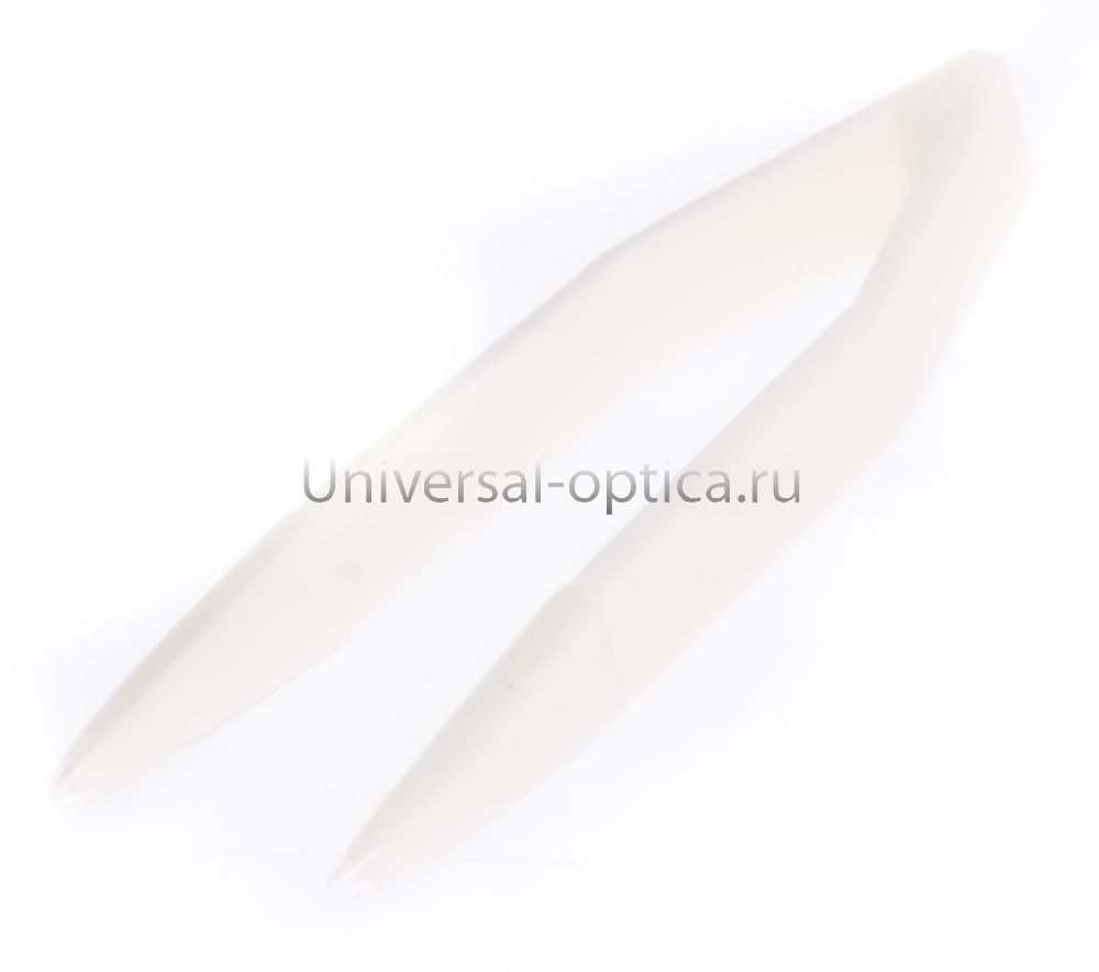 Пинцет 6 см С-687 (белый) (силиконовый наконечник) (упаковка 10 шт) %%% от Торгового дома Универсал || universal-optica.ru