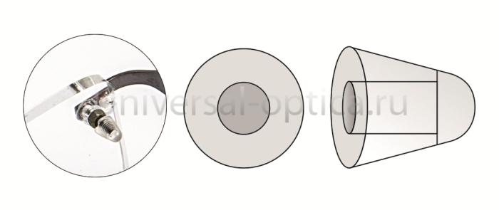 Наконечники для винтовых оправ (40 шт.) от Торгового дома Универсал || universal-optica.ru