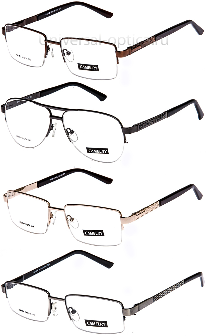 Оправа металлическая Camelry муж/полуобод от Торгового дома Универсал || universal-optica.ru