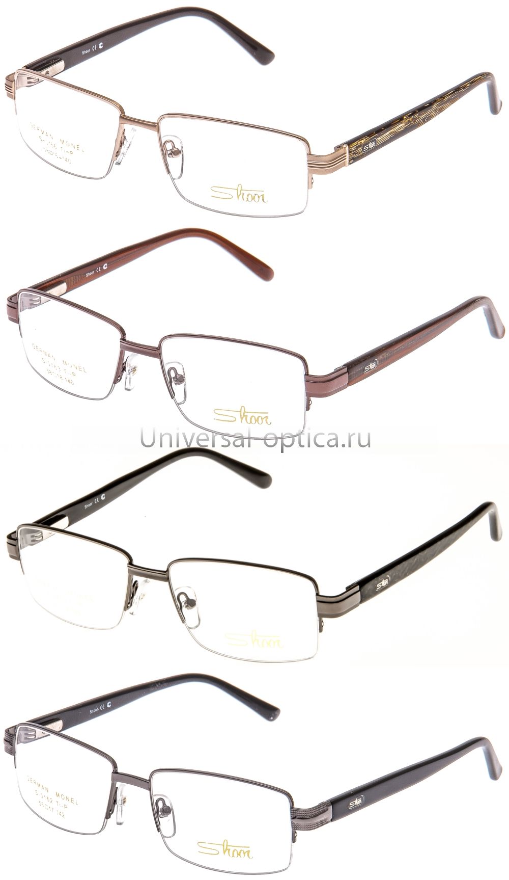 Оправа металлическая Shoor муж/полуобод от Торгового дома Универсал || universal-optica.ru
