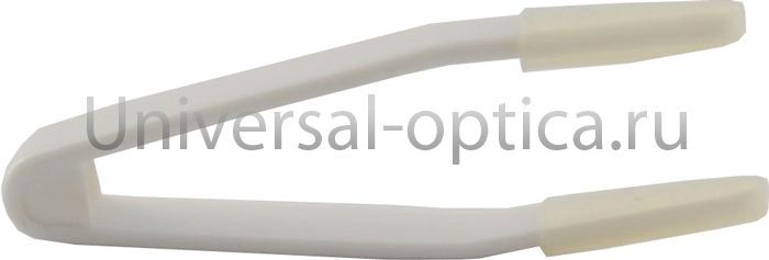 Пинцет 5 см (белый), С-685 (силик. наконеч.) (упаковка 10 шт) от Торгового дома Универсал || universal-optica.ru