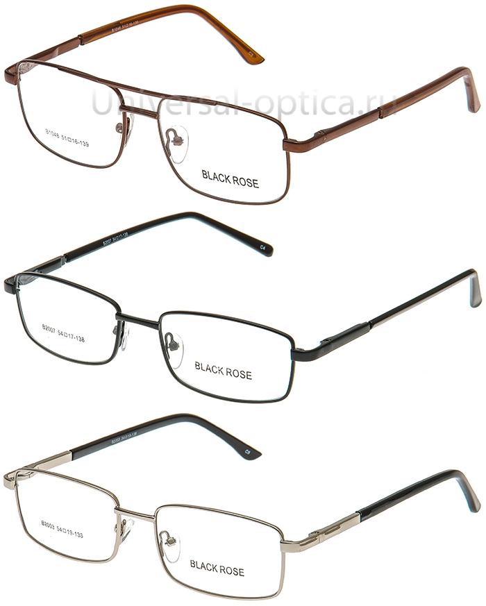 Оправа металлическая Black Rose муж/обод от Торгового дома Универсал || universal-optica.ru