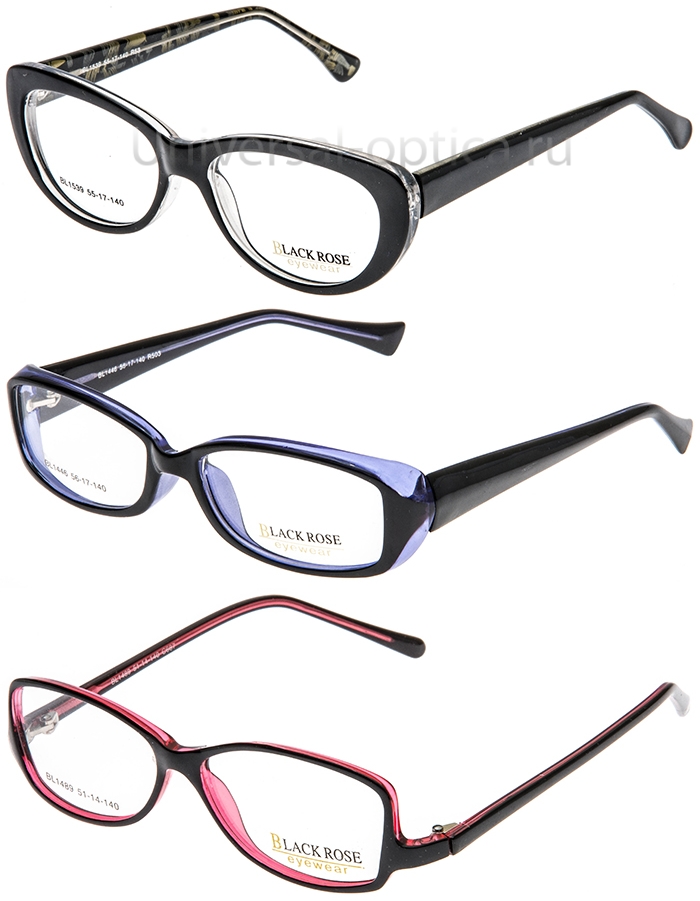 Оправа полимерная Black Rose жен/обод от Торгового дома Универсал || universal-optica.ru