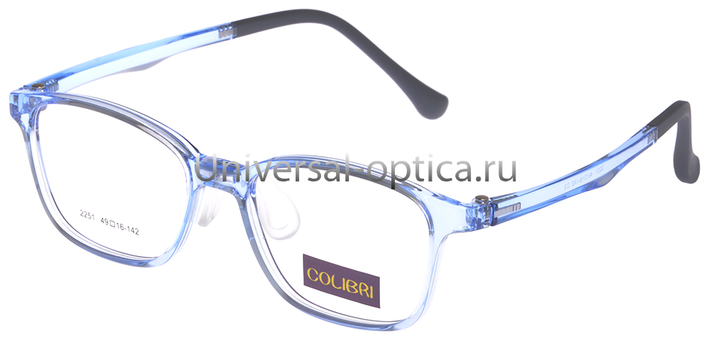 Оправа детская пластиковая Colibri 2251 col. 3 от Торгового дома Универсал || universal-optica.ru
