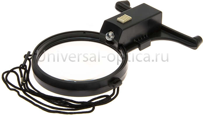 Лупа 599906 (х2, х4) биф. с подсв. в блистере от Торгового дома Универсал || universal-optica.ru