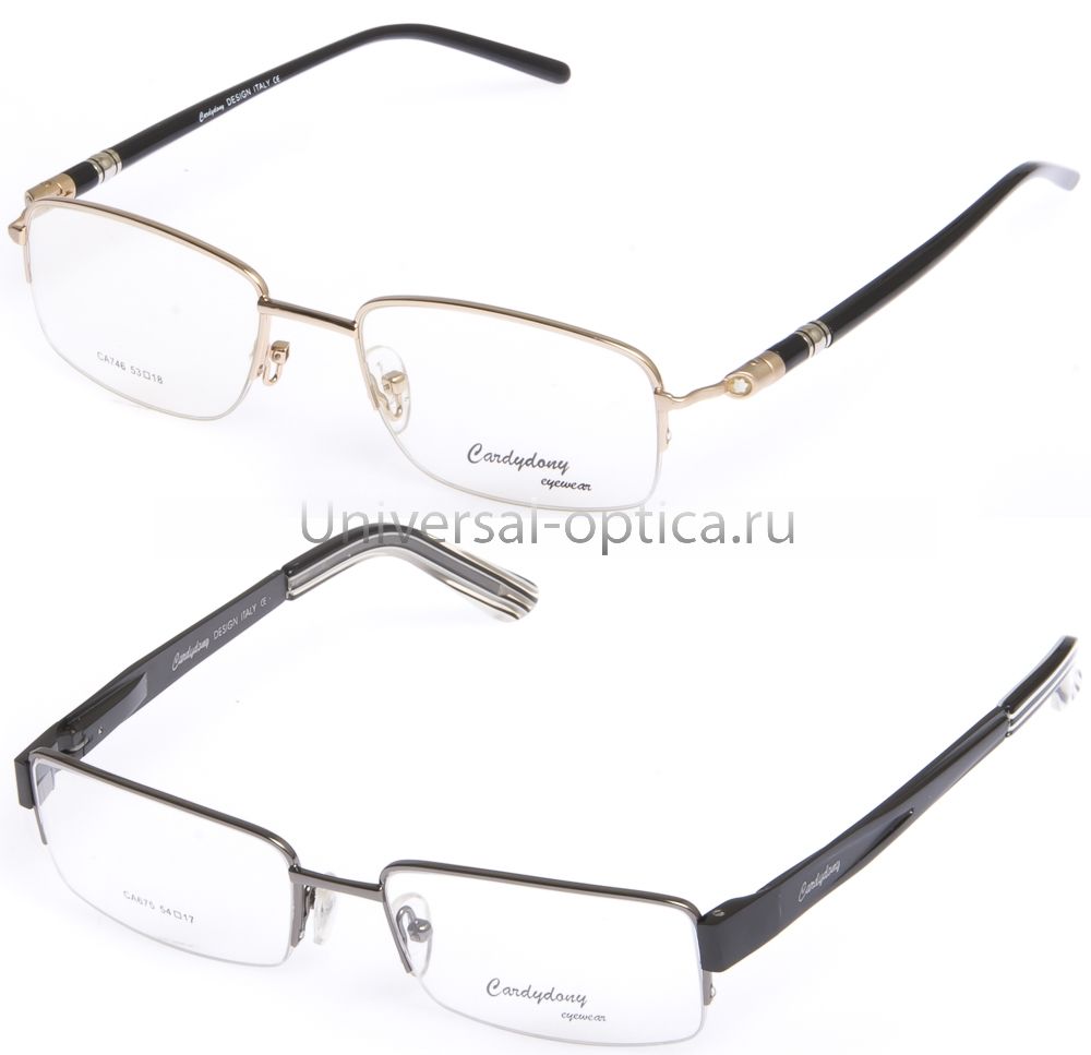 Оправа металлическая Cardydony муж/полуобод от Торгового дома Универсал || universal-optica.ru