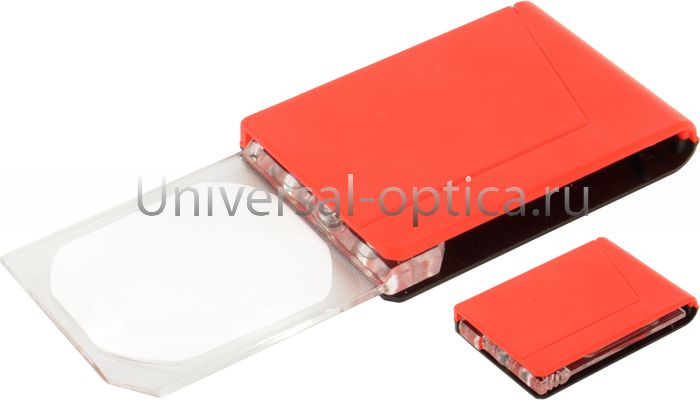 Лупа полимерная карманная 40*50 (х4) склад. от Торгового дома Универсал || universal-optica.ru