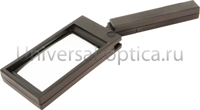 Лупа полимерная 17/3 -50*100 (х3) складн. с подсв. (yt80412) от Торгового дома Универсал || universal-optica.ru