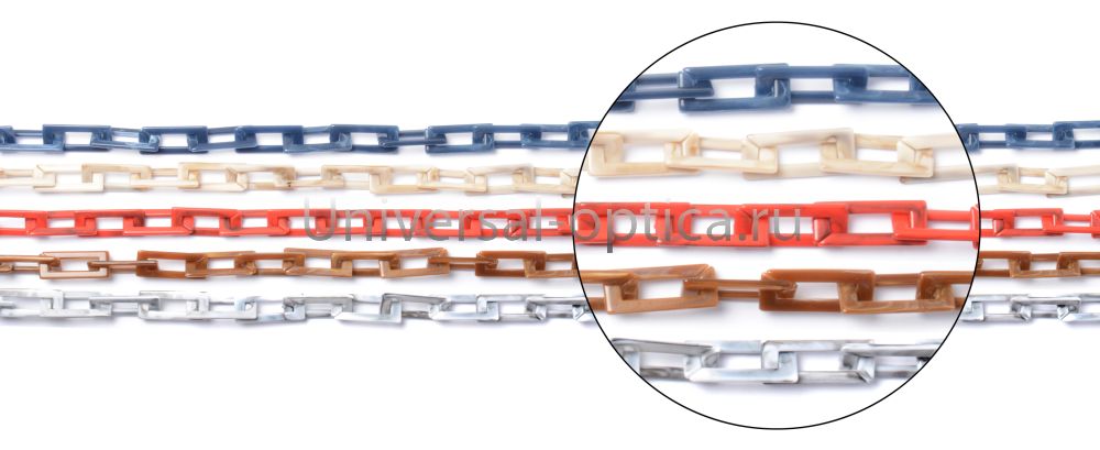 Цепочка полимерная в ассортименте (упаковка 5 шт) ассорти-5 от Торгового дома Универсал || universal-optica.ru
