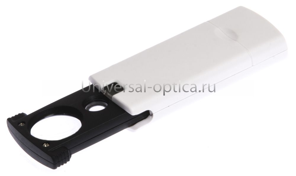 Лупа полимерная карманная d.20 (х20, х45) с подсв. склад. (92045) от Торгового дома Универсал || universal-optica.ru