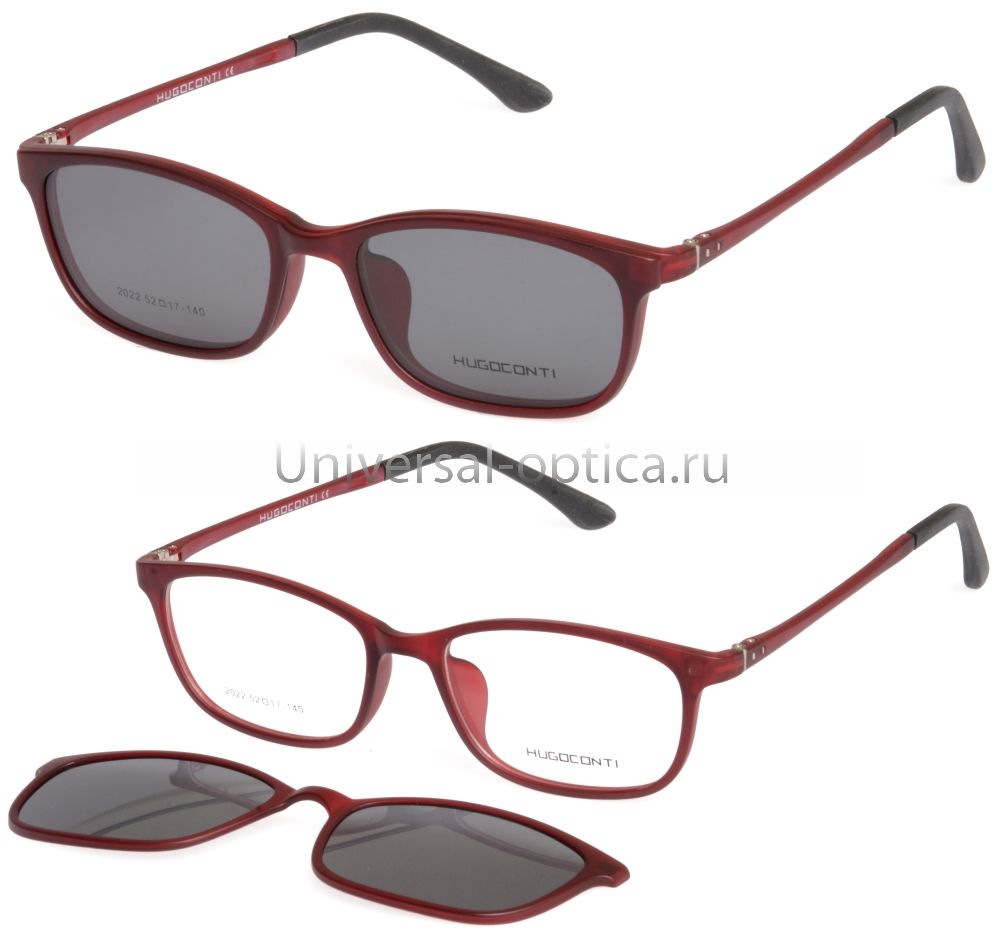 Оправа пл. Hugoconti TR-100 2022 col. 2 + кл. от Торгового дома Универсал || universal-optica.ru