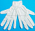 Перчатки  из микрофибры M белые от Торгового дома Универсал || universal-optica.ru